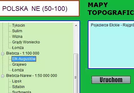 Mapa satelitarna - Puszcza Białowieska, Białowieża w postaci spakowanej